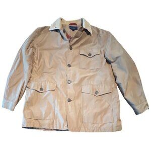 Daniel Cremieux Collection‎ Overcoat Jacket Long Brown L Barn Chore coat